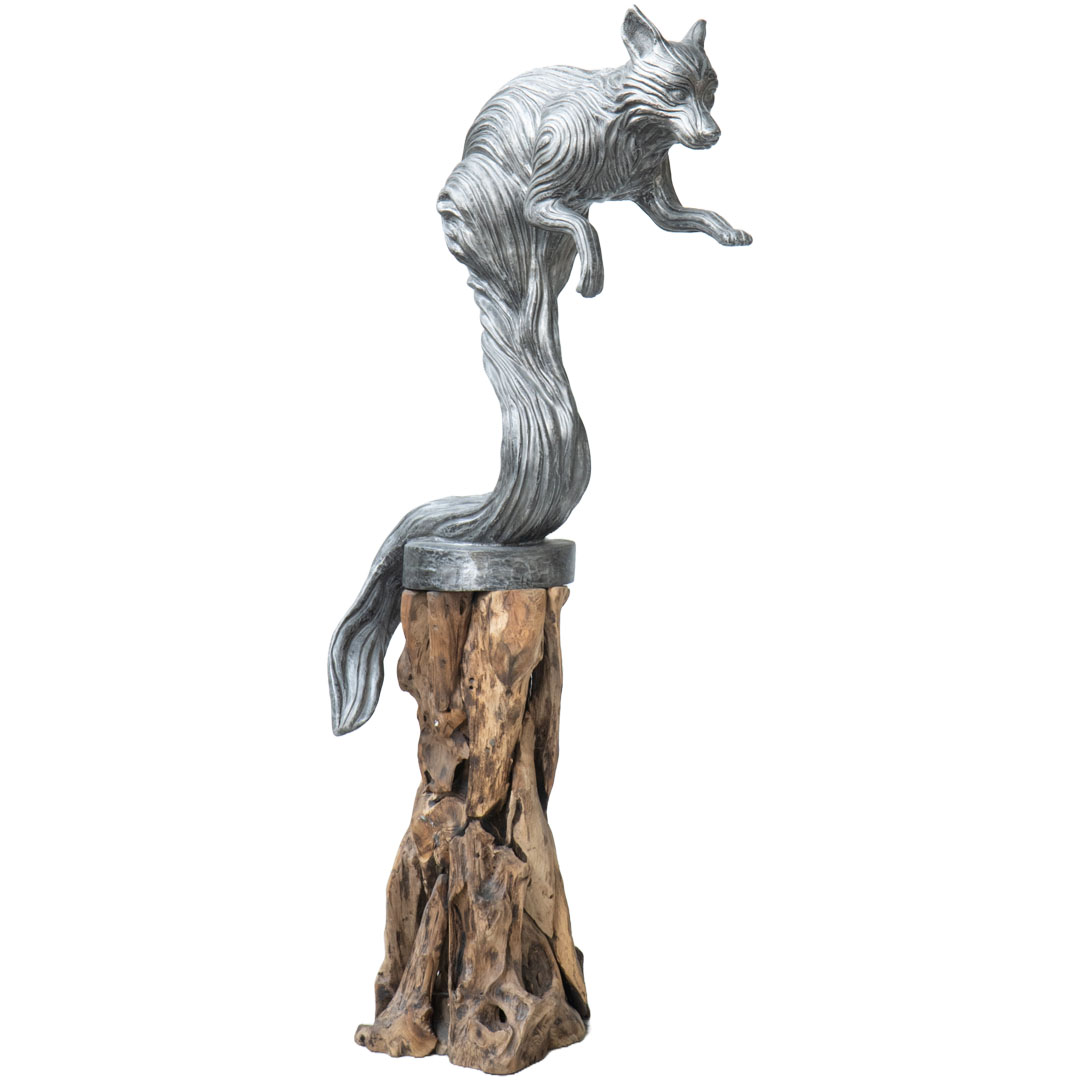 Standing Fox - J - Black Silver TP