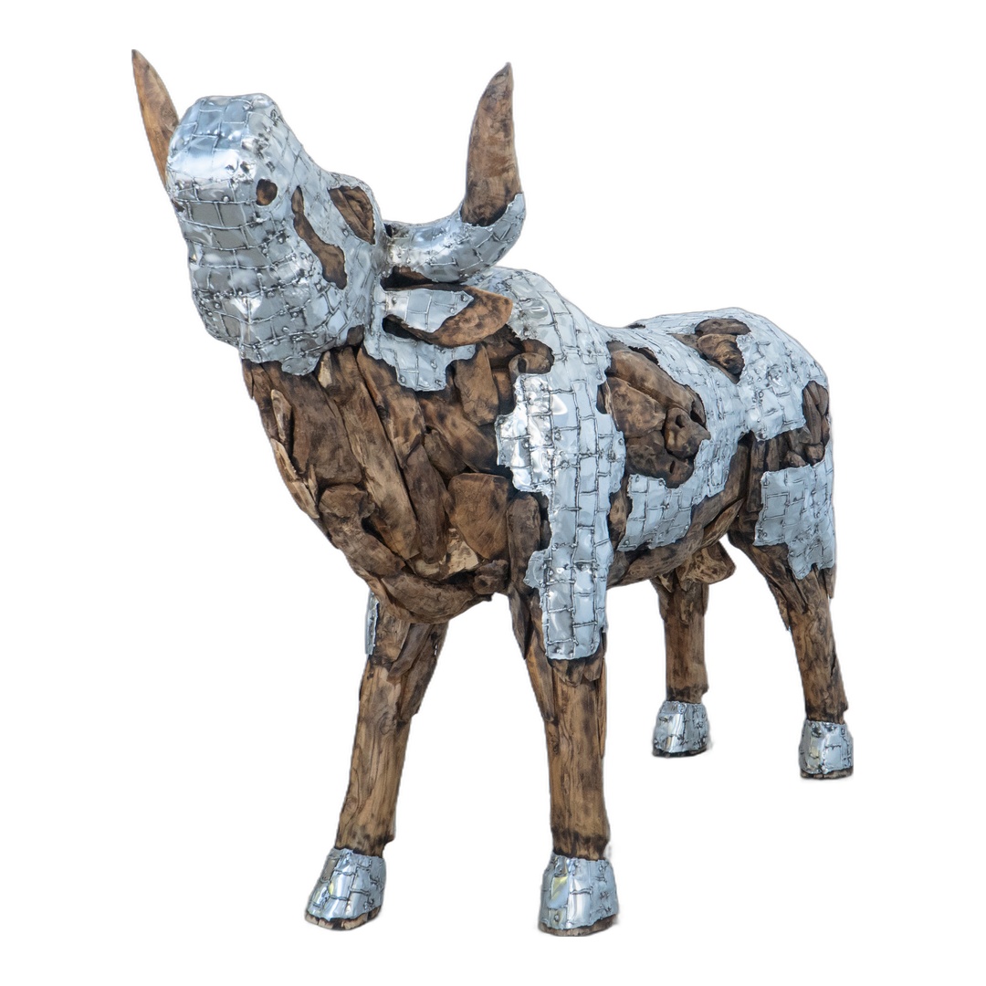 Banteng Ndangak - J - Natural Silver