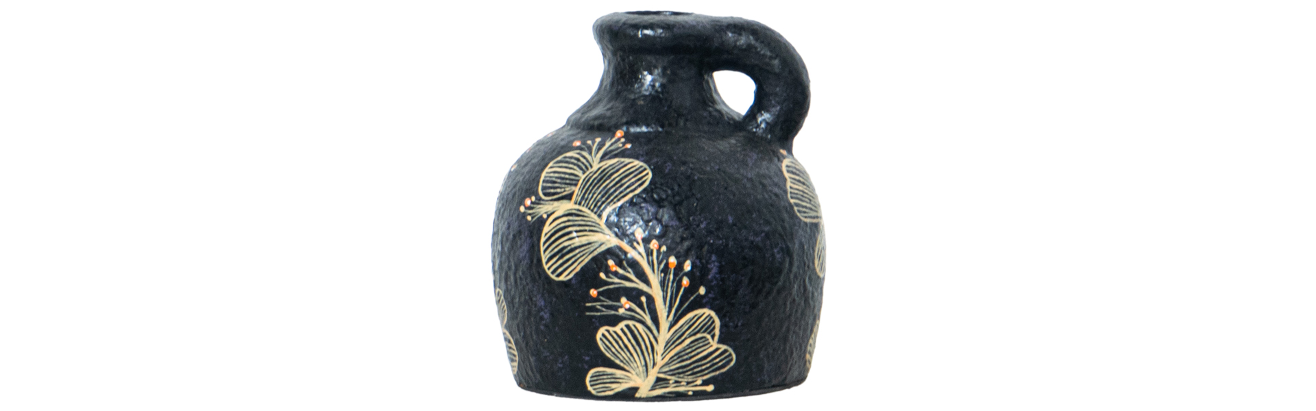 Cangklek Ani - S - Black Flower