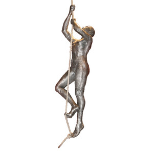 Climbing Figure - XJ - Black Silver TP - Rope