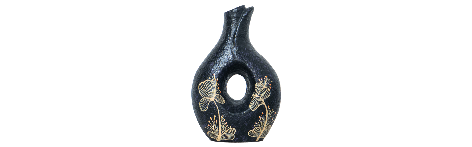 Cut Lupy - S - Black Flower
