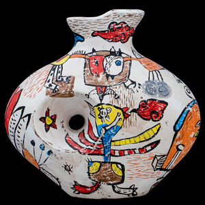 Destin Bottle - M - White Cartoon CR