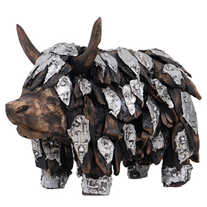 Forest Bison - S - Natural Silver