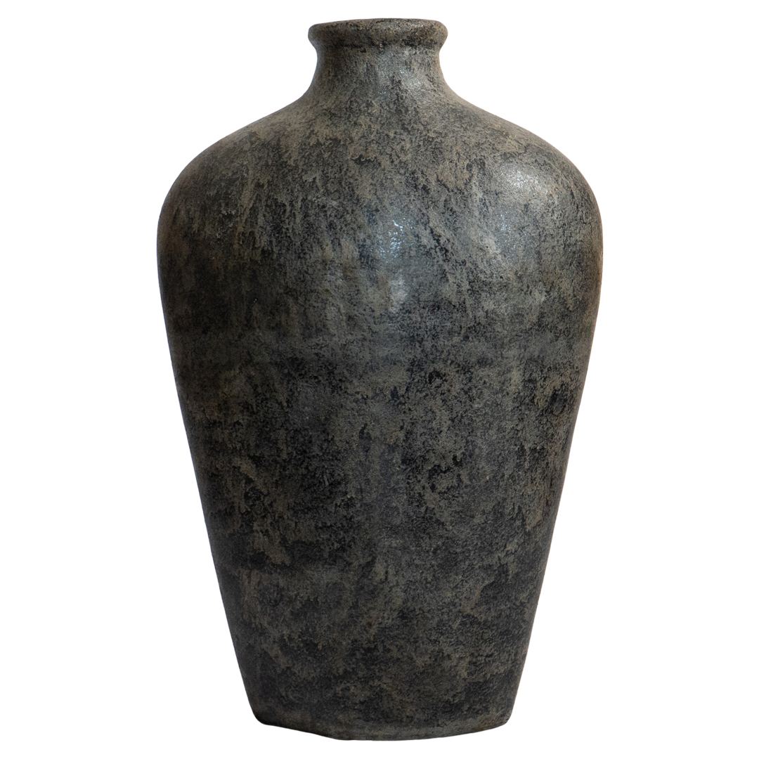 Bottle Kendi - T - Rustic Black Brown