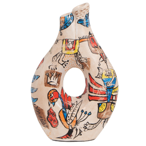 Couple Bottle - L - White Cartoon CR