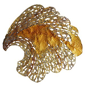 Gingko Carving - S - Gold