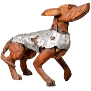 Greyhound Walking - T - Natural Silver