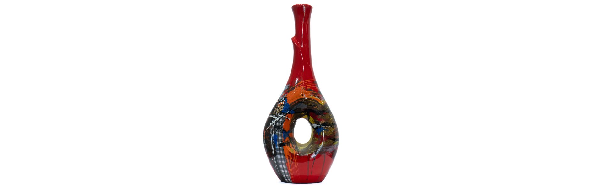 Ponds Bottle - M - Red Abstract SR CR