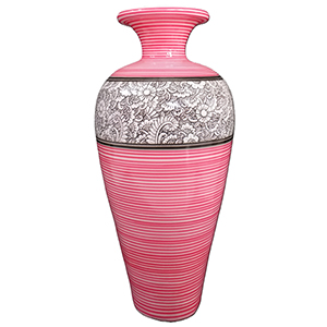 Plain Pot - T - Batik Ukir Red Line