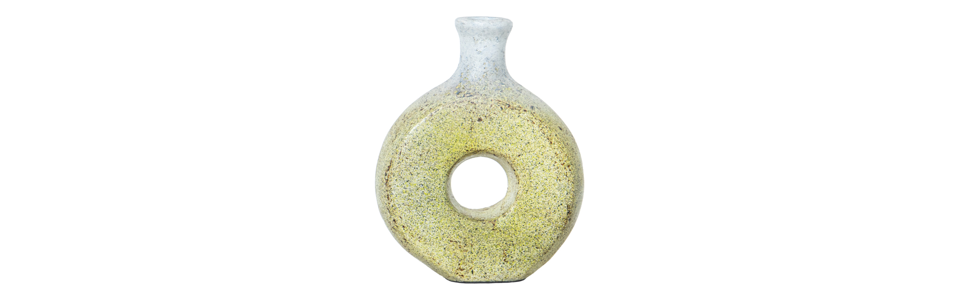 Roda with Hole - L - Dop Cream
