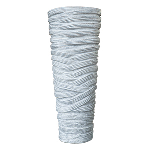 Round Vase Ulir - XT - White Wash Grey