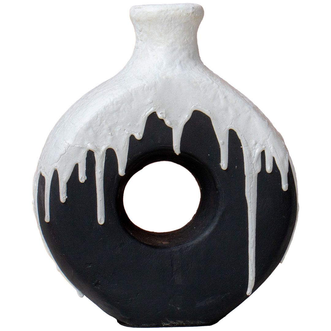 Roda Bottle - M - White Melt Black