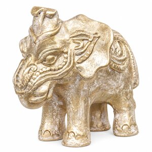 Gajah Ukir - S - White Gold