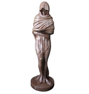 Hijab Woman - J - Brown Silver TP