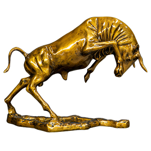Maket Jumping Bull - Brilliant Gold Black
