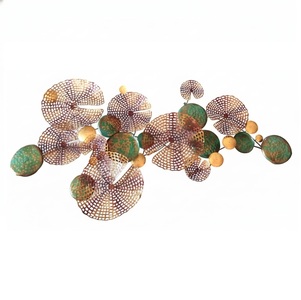 Lotus Carving - S - Mix Green Gold Copper