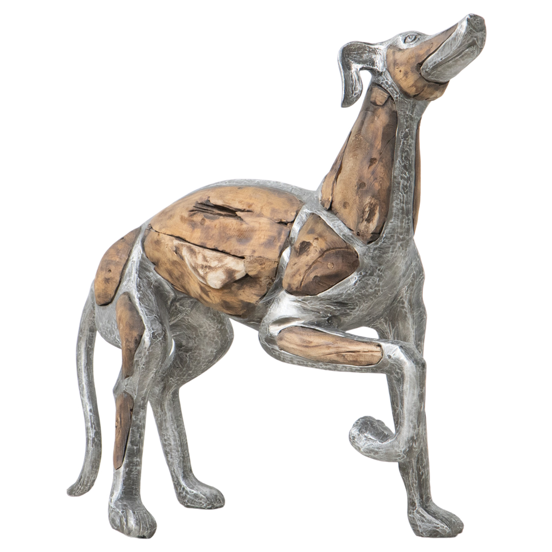 Lifted Dog - L - Natural Silver