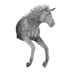 Horse Relief 9088 - XT - Silver ST