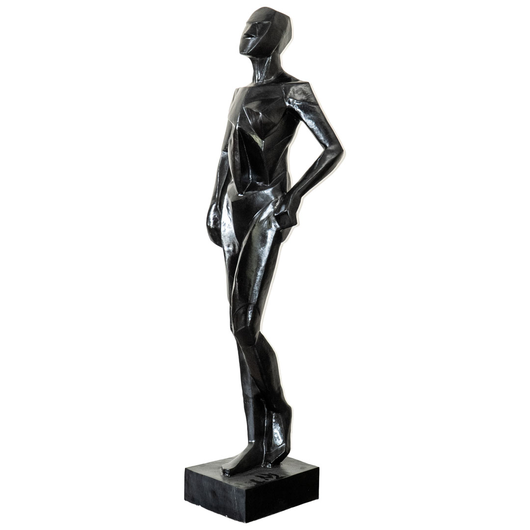 Cubism Modeling Woman - J - Black Glossy RH