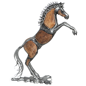 Model Mustang Horse Combine - M - Natural Black Silver TP