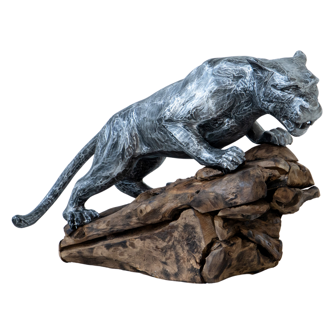 Pouncing Panther - S - Natural Black Silver TP