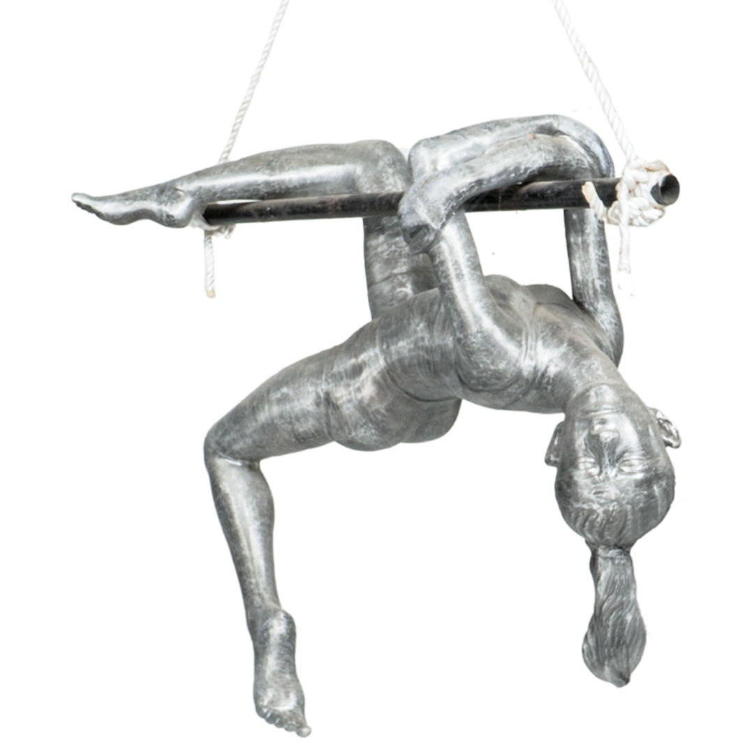 Pony Tailed Hanging Women - XT - Black Silver TP