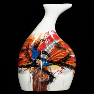 Oval Gpg - S - White Abstract SR CR