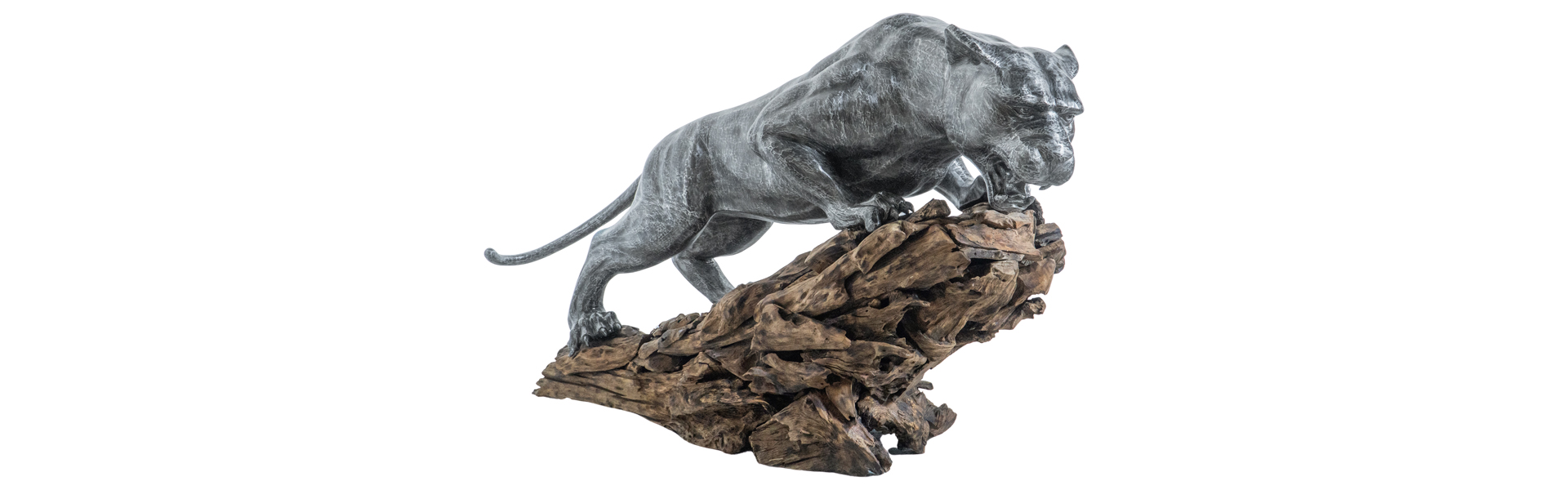 Pouncing Panther - L - Natural Black Silver TP