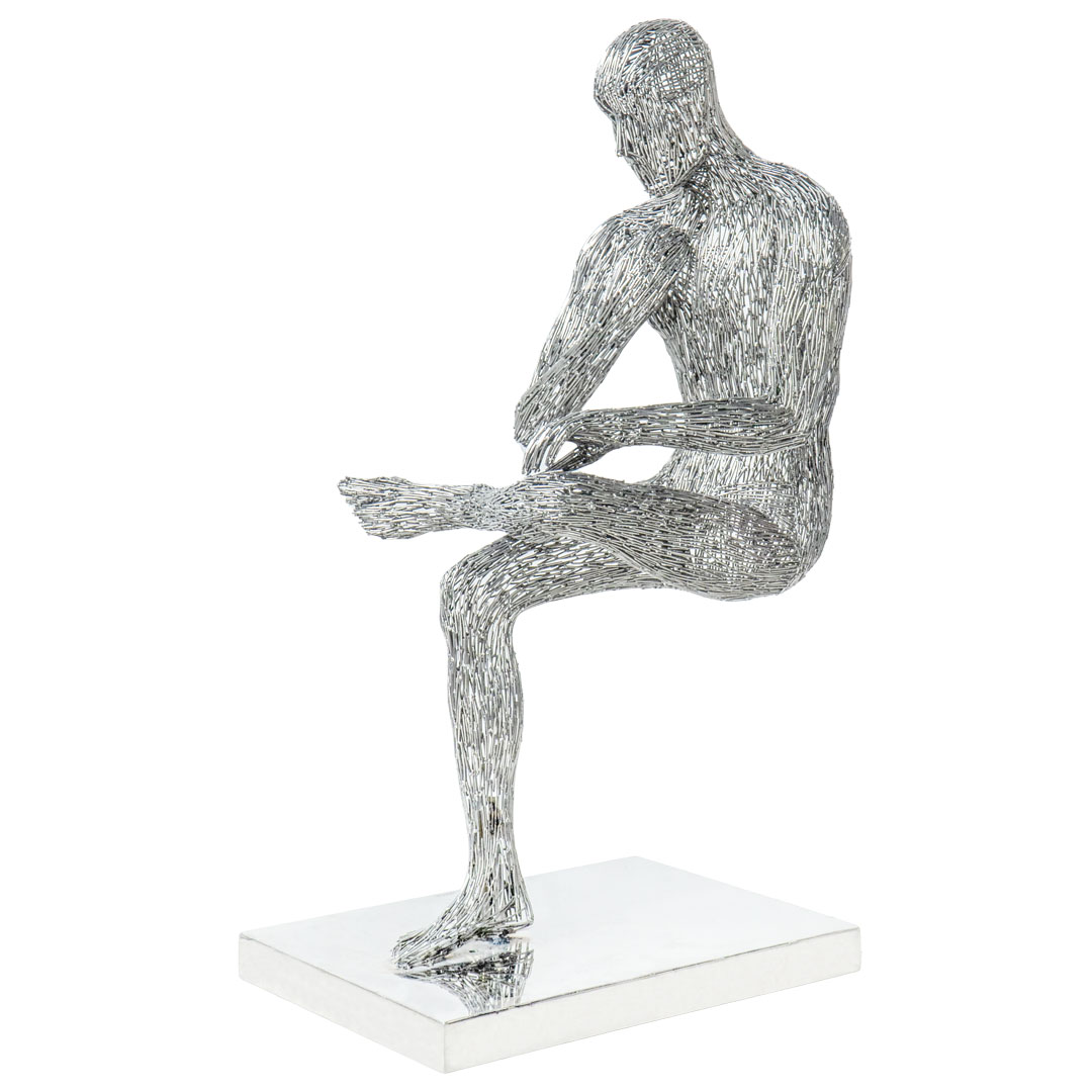 Brooding Statue - J - Silver ST