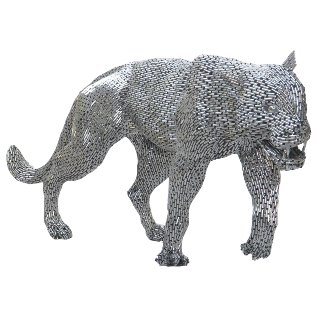 Hunting Panther - T - Silver ST