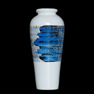 Tulip - S - Art White Blue Polish