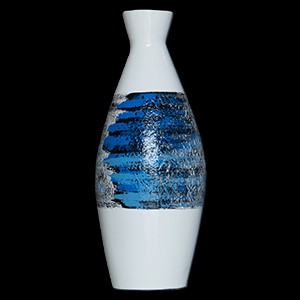 Lonjong - L - Art White Blue Polish