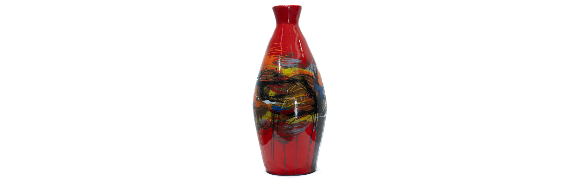 Lonjong - M - Red Abstract SR CR