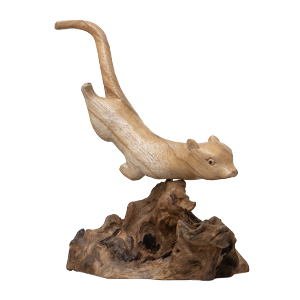 Wooden Beaver - XS - Natural