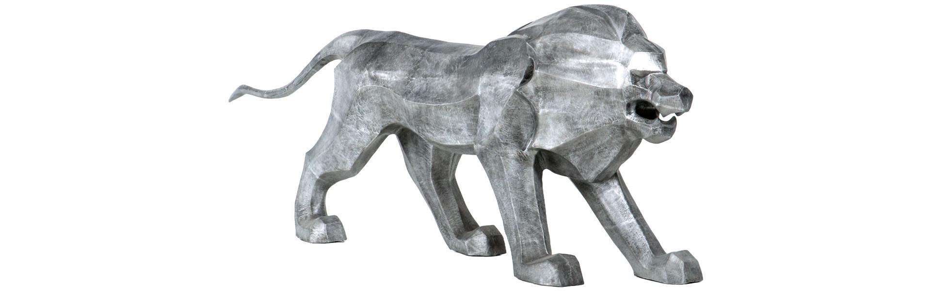 Cubism Walking Lion - XT - Black Silver TP