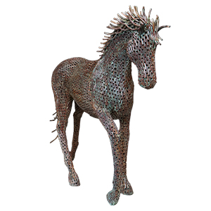 Walking Horse - J - Verdigris