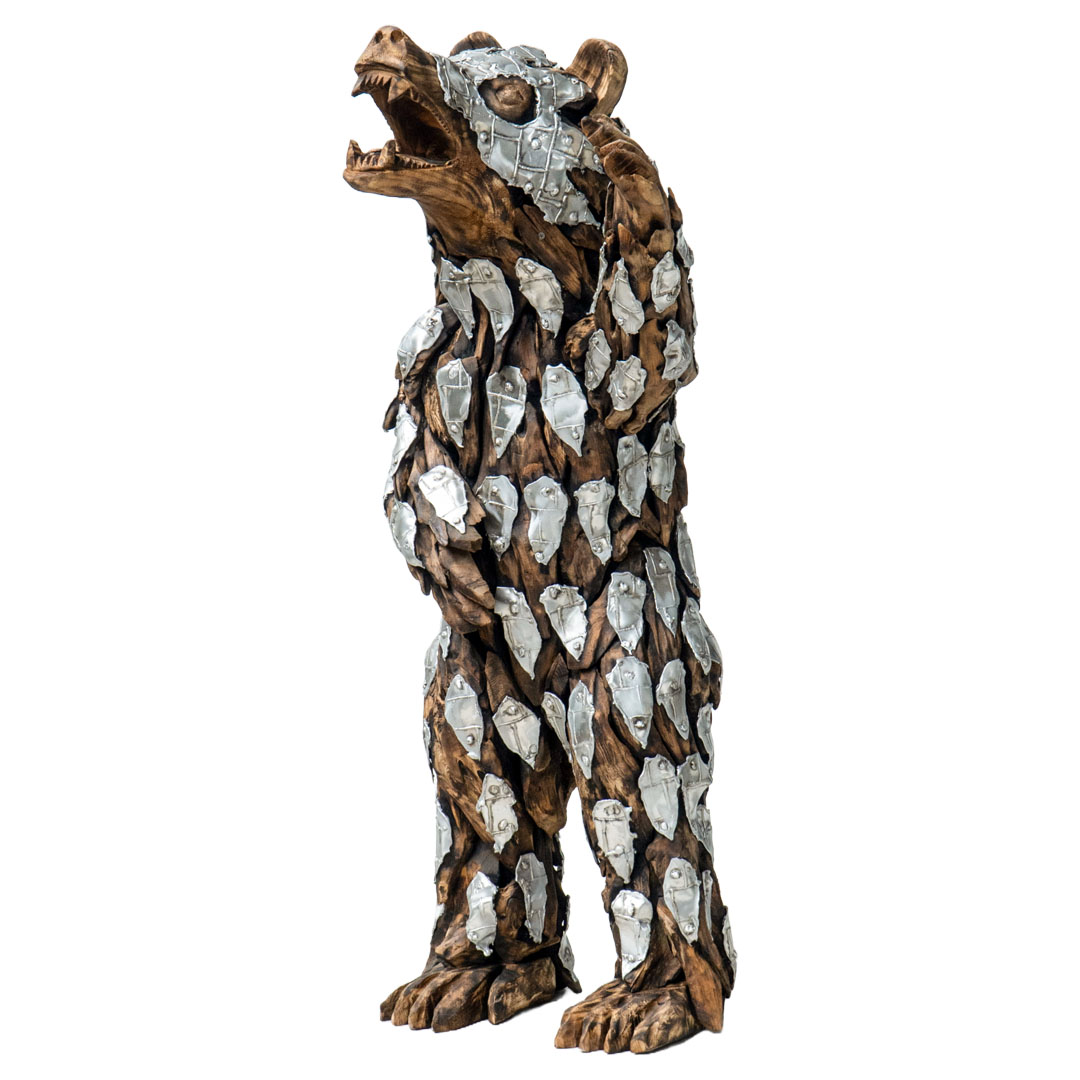 Standing Bear - XT - Natural Silver