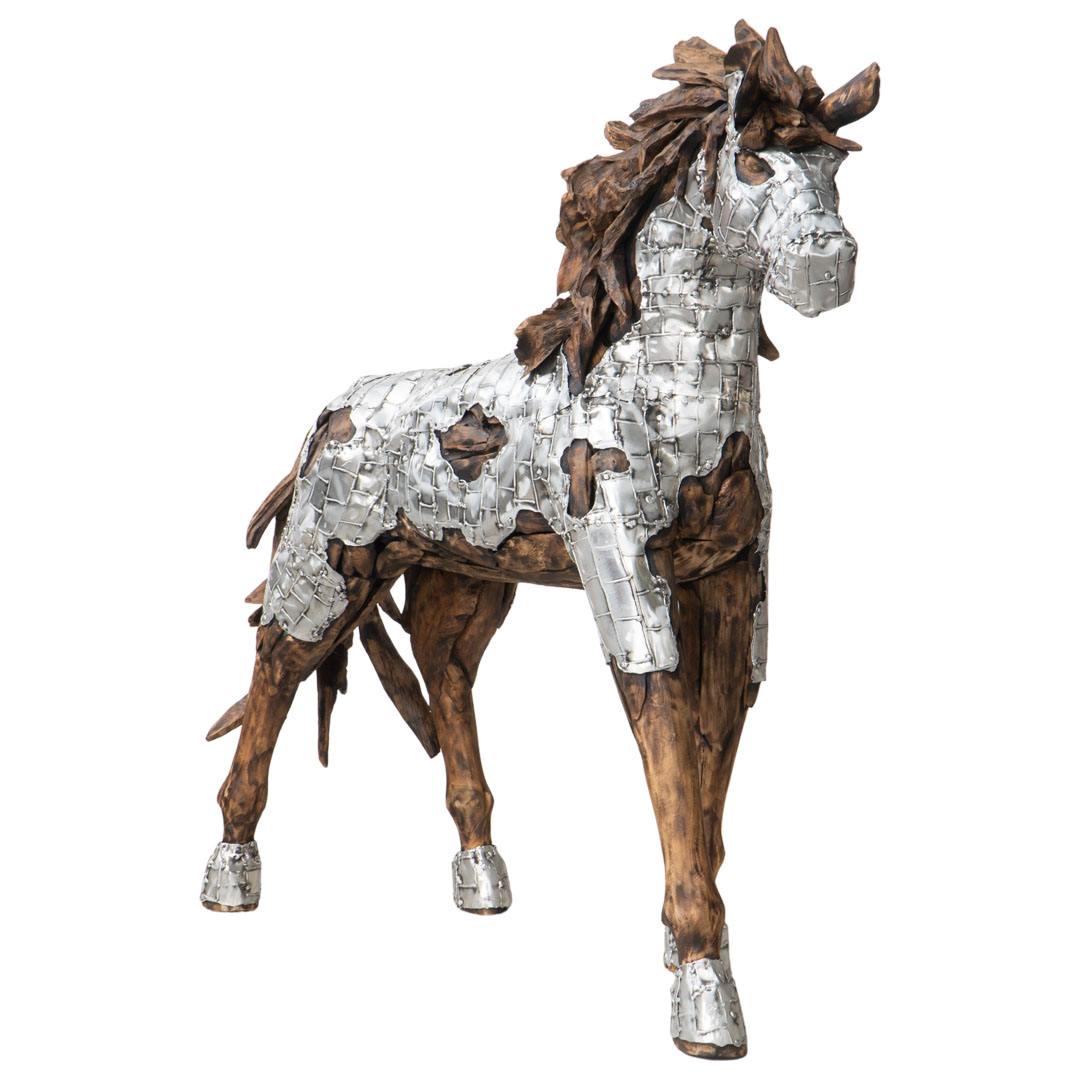 Walking Horse - T - Natural Silver