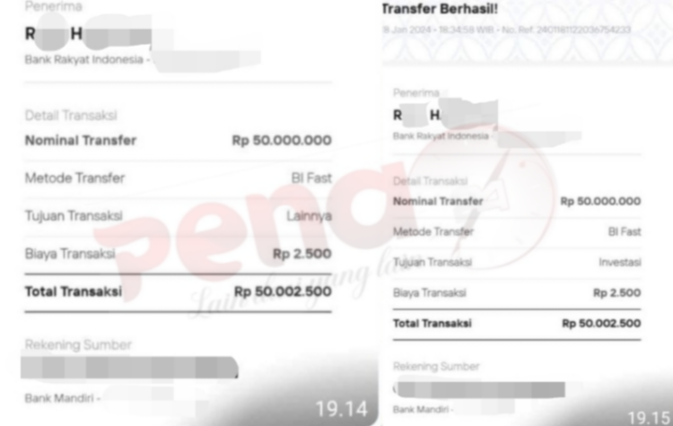 Oknum Pangulu Diduga Terima Transferan Uang dari Seorang Caleg
