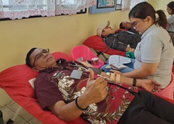 Butuh 25 Kantung/Hari, Petugas Lapas Narkotika Klas IIA Gelar Donor Darah