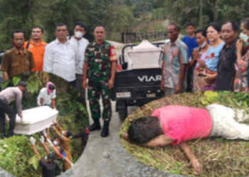 Tanpa Ambulan, Peti Berisi Mayat Temuan Warga Dibawa Naik Roda 3