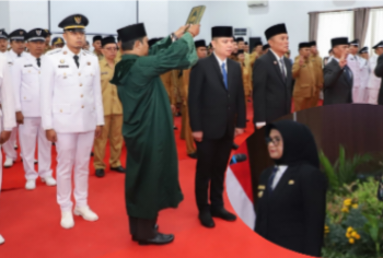 Pengukuhan 92 Pejabat Pemko Siantar, Tidak Harus Izin Menteri