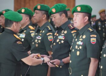 Sertijab Danrem 022/PT Digelar di Kodam I/BB 