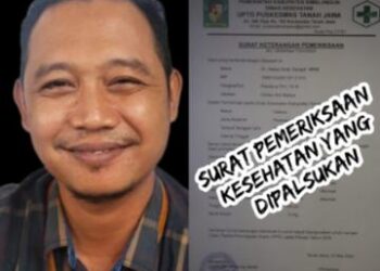 Sukes Peserta Seleksi PPK dan Tekenan Kapus Tanah Jawa, Dipalsukan