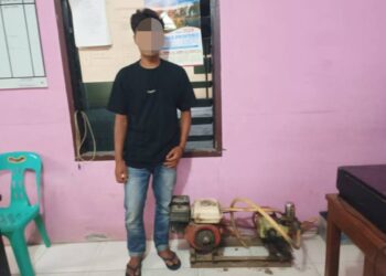 Mesin Doorsmeer Curian Digadai ke Pematang Kerasaan, Pelaku Ditangkap di Tiga Runggu