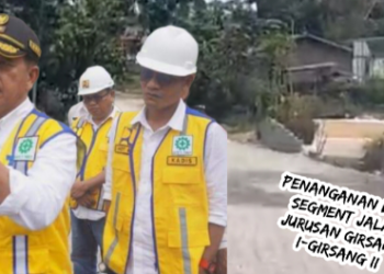 Jalan di Girsip 2,5 KM Dimantapkan, Warga: Adong Adek Ku i Batam Mandok Na Burju RHS