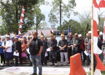 KPU Simalungun Disomasi dan Didemo, Dipicu Status pada WA Oknum Komisioner