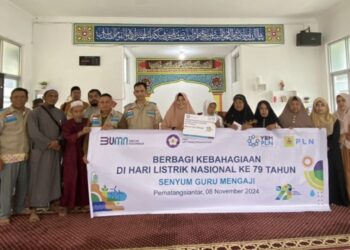 Senyum Guru Mengaji, YBM PLN Konsisten Berbagi Kebahagiaan