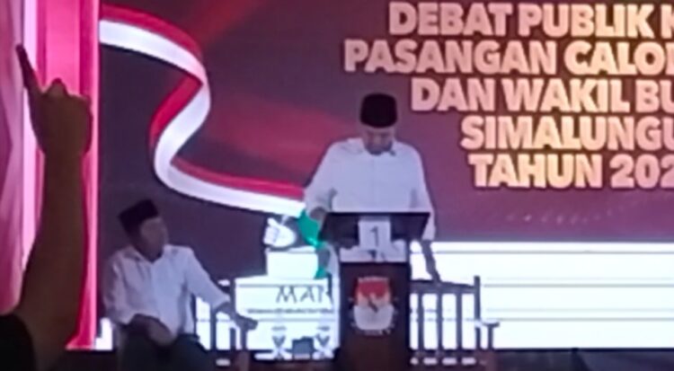 Cawabup 01, Sudah Bawa Bantuan dari Pusat, Azi: Saya Peduli Masyarakat Simalungun