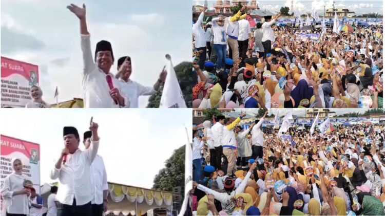 “Lautan” Manusia di Kampanye RHS-AZI, Yok…Kita Jemput Kemenangan